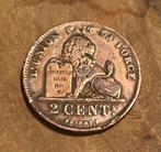 2 cent 1909 Leopold 2 français, Enlèvement ou Envoi