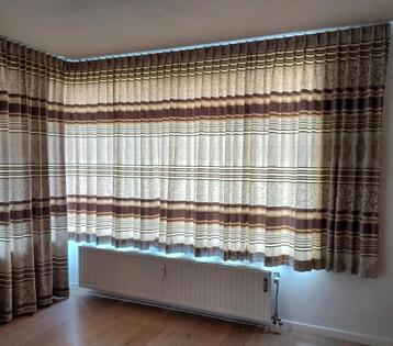 Rideau en tissu CHAMBORD IVORY de qualité, Maison & Meubles, Enlèvement, Comme neuf