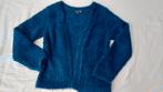 Cardigan trui blauw meisje maat 128, Meisje, Ophalen of Verzenden, Zo goed als nieuw