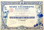 Stade-Vélodrome de la Ville de Nice 1926, Postzegels en Munten, Aandelen en Waardepapieren, Ophalen of Verzenden, 1920 tot 1950