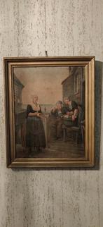 Oud havenschilderij, heel mooi Afmeting : 46 x 37, Enlèvement ou Envoi
