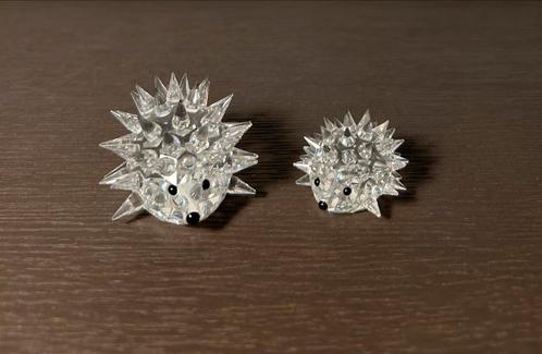Swarovski: 2 egeltjes, Verzamelen, Swarovski, Zo goed als nieuw, Ophalen of Verzenden