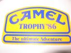 Sticker Camel Trophy 86'. The Ultimate adventure. Dimensions, Collections, Enlèvement ou Envoi, Neuf, Marque