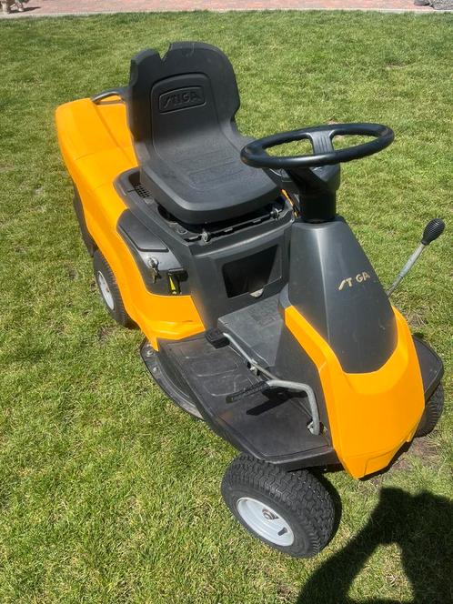 Stiga Zitmaaier Combo 1066 I, Tuin en Terras, Zitmaaiers, Gebruikt, Minder dan 90 cm, Elektrische starter, Mulchfunctie, Opvangbak