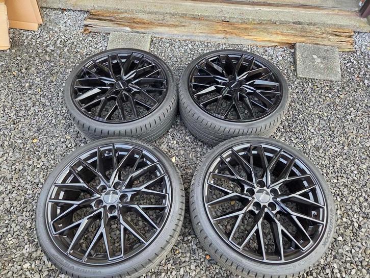 19inch wielset 5x114,3, Auto-onderdelen, Banden en Velgen, Banden en Velgen, Zomerbanden, 19 inch, 225 mm, Ophalen