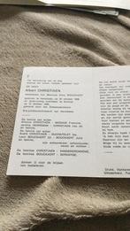 Politiecommissaris Harelbeke, Verzamelen, Bidprentjes en Rouwkaarten, Ophalen of Verzenden