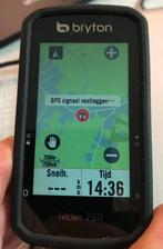 Bryton Ryder 750 GPS fietscomputer, Fietsen en Brommers, Fietsaccessoires | Fietscomputers, Ophalen, Draadloos, Zo goed als nieuw