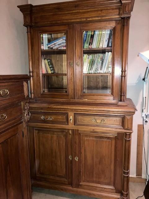 2 antieke massieve kasten, Huis en Inrichting, Kasten | Boekenkasten, Gebruikt, 50 tot 100 cm, 150 tot 200 cm, 25 tot 50 cm, Met lade(s)