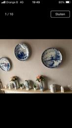 Delfst blauw vazen en borden, Antiek en Kunst, Ophalen