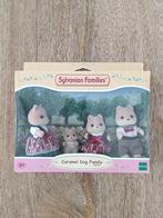 Epoch Sylvanian Families 5459 : Caramel Dog Family, Ophalen of Verzenden, Nieuw, Poppenhuispop