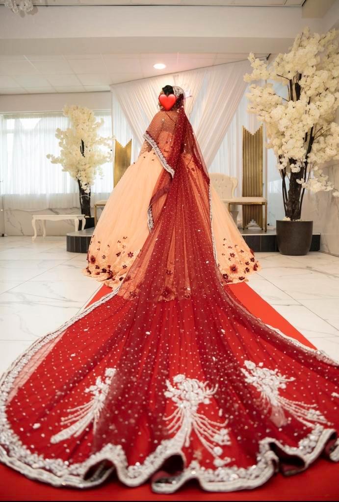 Trouwjurk+sluier, Kleding | Dames, Trouwkleding en Trouwaccessoires, Trouwjurk, Ophalen