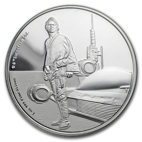 Star Wars Classics - Luke Skywalker - 1 Oz zilver - 2017, Postzegels en Munten, Munten | Oceanië, Losse munt, Zilver, Ophalen of Verzenden