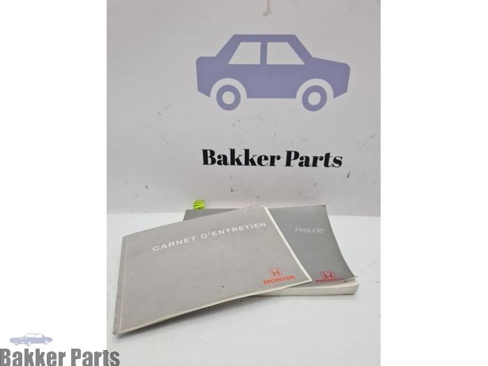Instructie Boekje van een Honda Prelude, Honda, Gebruikt, -, -