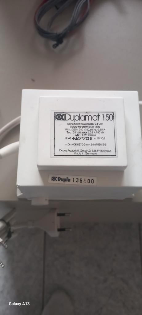 Dupla therm set 250., Dieren en Toebehoren, Vissen | Aquaria en Toebehoren, Nieuw, Verlichting of Verwarming, Ophalen of Verzenden