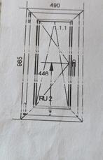 2 nouvelles fenêtres en PVC à vendre., Bricolage & Construction, Neuf, Double vitrage, Fenêtre de façade ou Vitre, Enlèvement