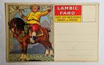 CP Lambic Faro Meilleures Bieres du Monde Postcard Label 61, Verzenden, Zo goed als nieuw, Reclamebord, Plaat of Schild