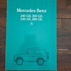 Mercedes-Benz 240 GD, 300 GD, 230 GE, 280 GE  10/84, Ophalen of Verzenden, Nieuw, Mercedes