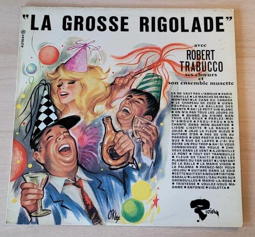 LP La grosse rigolade avec Robert Trabucco (musette), CD & DVD, Vinyles | Autres Vinyles, Utilisé, Enlèvement ou Envoi