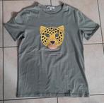 Groen T-shirt met luipaard maat 146 of 11 jaar JBC, Kinderen en Baby's, Kinderkleding | Maat 146, Jongen, Gebruikt, Ophalen of Verzenden
