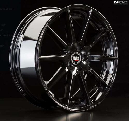 Nieuw 20 inch Tec Glossblack Tesla Model 3 set inc banden TP, Auto-onderdelen, Banden en Velgen, Banden en Velgen, 20 inch, 245 mm