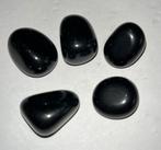 Zwarte Obsidiaan(5stuks) - 36gram totaal - tss 20mm en 25mm, Ophalen of Verzenden, Nieuw