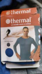 Nieuwe Thermal thermo kleding T-shirt en broek, Vêtements | Hommes, Sous-vêtements, Enlèvement, Gris