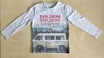 Lichtgrijze longsleeve Mayoral, maat 104 (nieuw), Kinderen en Baby's, Mayoral, Nieuw, Ophalen of Verzenden, Shirt of Longsleeve