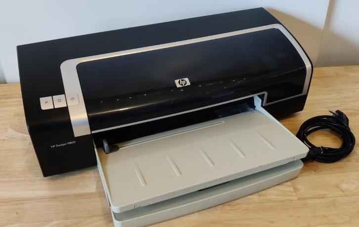 HP 9800 inkjetprinter, Computers en Software, Printers, Gebruikt, Printer, Inkjetprinter, Kleur printen, Zwart-en-wit printen
