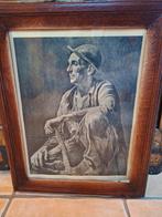 „The Miner” van Alexandre Louis Martin, Antiek en Kunst, Kunst | Schilderijen | Klassiek, Verzenden