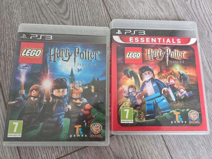 PS3 - Harry Potter jaren 1-4 en jaren 5-7, Games en Spelcomputers, Games | Sony PlayStation 3, Gebruikt, Avontuur en Actie, 2 spelers