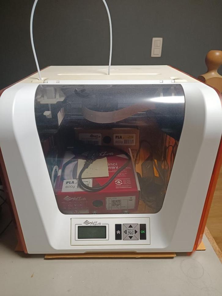 3D-printer + hardware/draad, Computers en Software, 3D Printers, Gebruikt, Ophalen