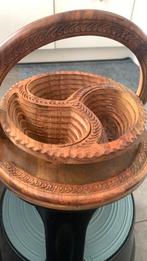 Mooie houten schaal (tropisch hout), Antiek en Kunst, Antiek | Schalen, Ophalen of Verzenden