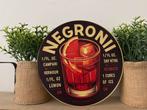Metalen reclamebord Negroni, Ophalen of Verzenden, Nieuw, Reclamebord