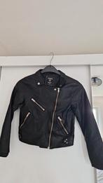 Zwart leer jasje maat 152, Kleding | Dames, Ophalen of Verzenden, Zo goed als nieuw, Zwart