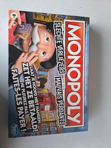 Monopoly voor slechte verliezers beschikbaar voor biedingen