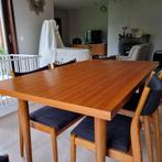 sixties tafel in teak, Huis en Inrichting, Tafels | Eettafels, 50 tot 100 cm, 150 tot 200 cm, Teakhout, Gebruikt