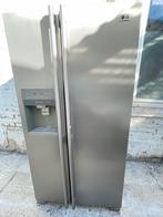 frigo américain LG full Inox A+ super état !, Electroménager, Classe énergétique A ou plus économe, Enlèvement ou Envoi, 160 cm ou plus