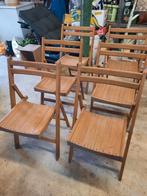 Lot de chaises pliantes en bois, Enlèvement