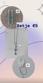 Setje juweeltjes, Handtassen en Accessoires, Kettingen, Ophalen of Verzenden, Nieuw, Overige kleuren, Overige materialen