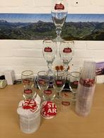 10 nieuwe Stella Artois bierglazen 25CL +bekers +pak viltjes, Verzamelen, Ophalen of Verzenden, Nieuw, Glas of Glazen, Stella Artois