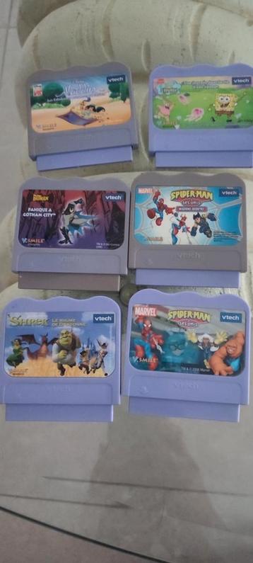 Disquettes de jeu vetch v smile 6 jeux( 3 euros la pièce) beschikbaar voor biedingen