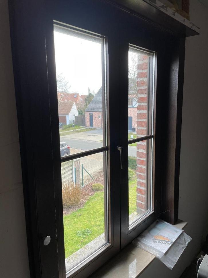 pvc ramen, Doe-het-zelf en Bouw, Glas en Ramen, Zo goed als nieuw, Gevelraam of Ruit, 120 tot 160 cm, 120 tot 160 cm, Dubbelglas