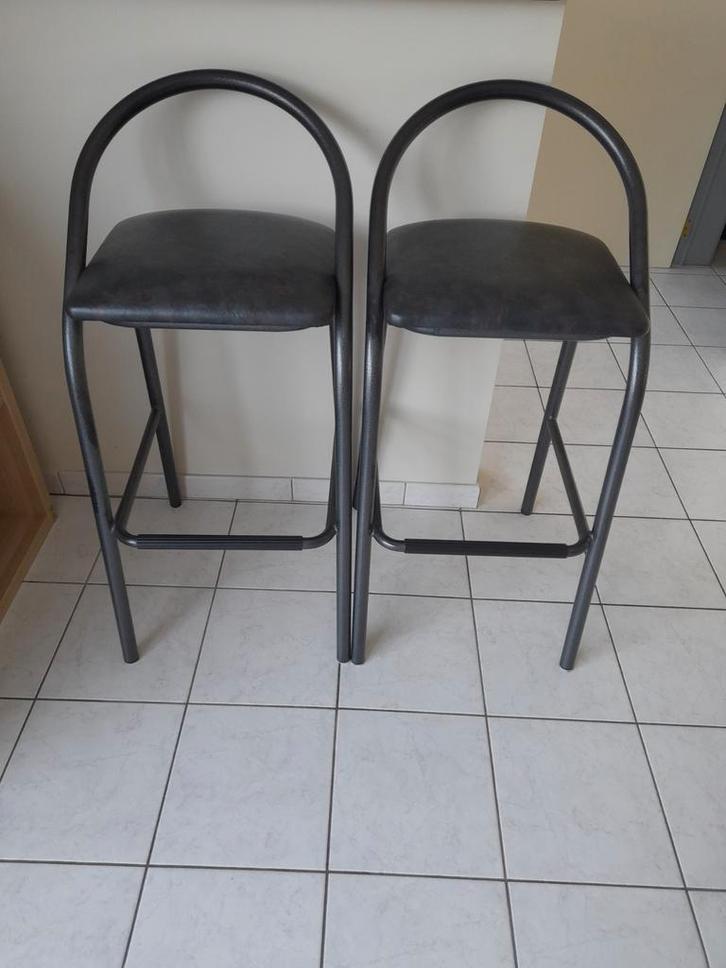 2 bar stoelen., Huis en Inrichting, Barkrukken, Ophalen
