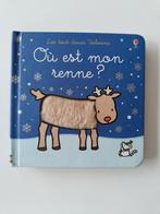 Boek 'Où est mon renne?', stimuleert de zintuigen, Enlèvement, Comme neuf