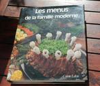 Livre de cuisine - Les menus de la famille moderne, Enlèvement ou Envoi, Neuf