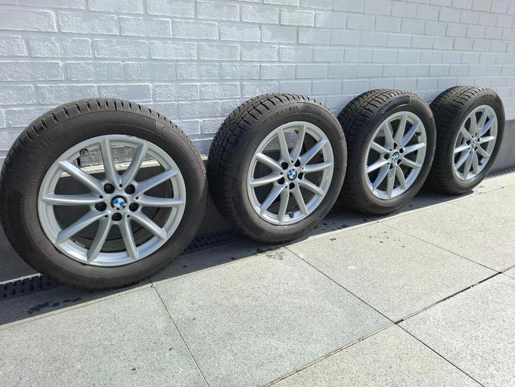 17" BMW X1 F48 X2 F39 velgen + winterbanden, Auto-onderdelen, Banden en Velgen, Velg(en), Winterbanden, 17 inch, 225 mm, Personenwagen