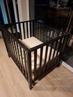 Zwart babypark met matras, Ophalen, Gebruikt, Matras
