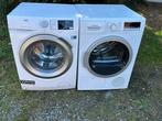 Wasmachine en droogkast werken perfect beide 8KG A+++, Elektronische apparatuur, Wasmachines, Ophalen, 1200 tot 1600 toeren, Zo goed als nieuw