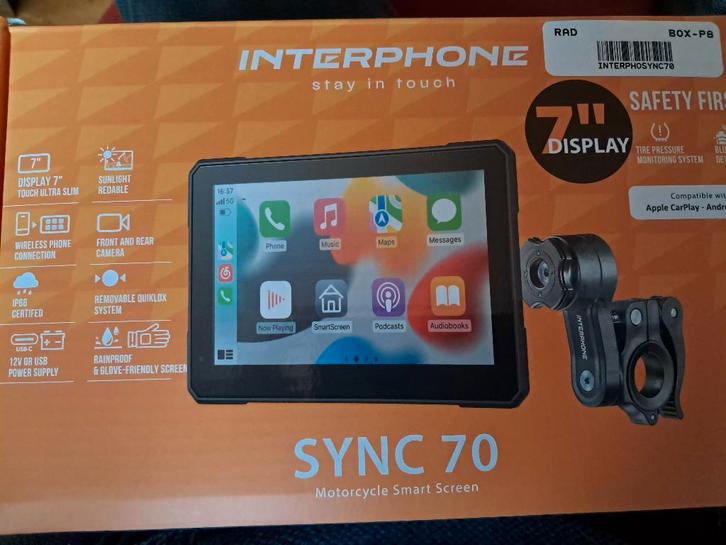 NIEUW Interphone sync 70, Motoren, Accessoires | Navigatiesystemen, Nieuw, Ophalen