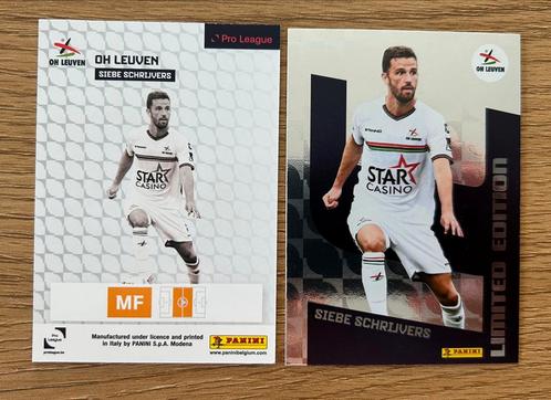 Panini pro league 24/25 Lim edition Nr 14 Siebe Schrijvers, Hobby en Vrije tijd, Stickers en Plaatjes, Nieuw, Plaatje, Ophalen of Verzenden